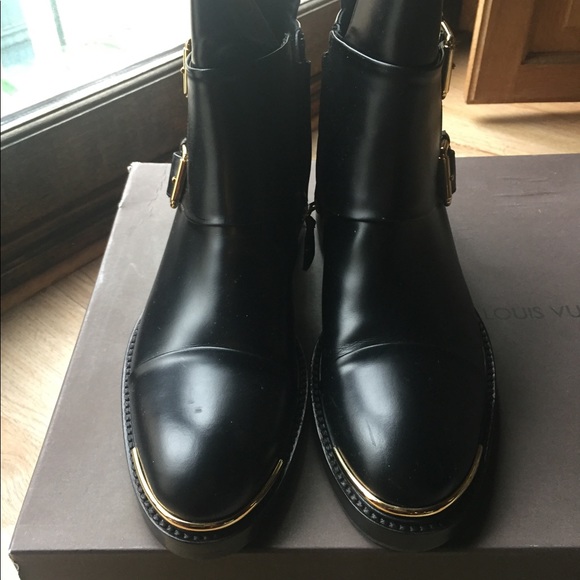 Louis Vuitton Flat Valley Boot, Black. Size 38 IT - Picture 4 of 4
